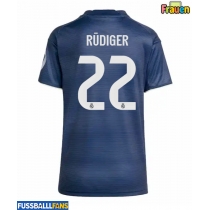 Real Madrid Antonio Rudiger #22 Auswärtstrikot Frauen 2025-26 Kurzarm